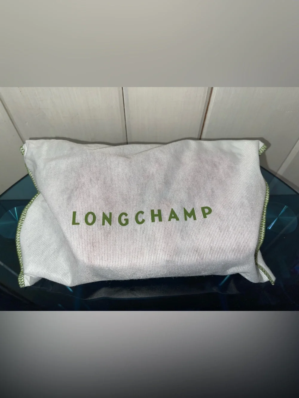 Longchamp Amazone Leather Quilted Chain Strap Shoulder Crossbody Bag in Red NWT - Picture 7 of 7